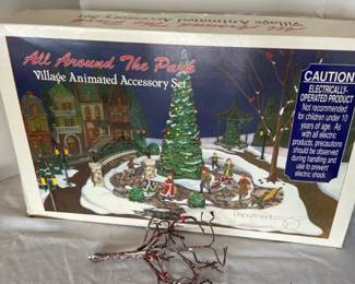 Department 56 All around the Park Village Animated Accessory Set