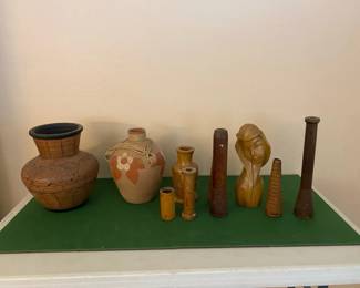 Pottery and Wood Carving
