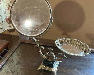 Cool Vtg Vanity Mirror