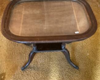 Glass Tray Table