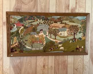 Grandma Moses Textile Print