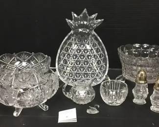 Shannon Crystal, Swarovski, Rogers with Crystal Serving Collection