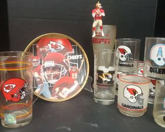 KC Chiefs Mizzou Tiger Tail  Multi Team Memrobilia