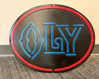 Olympia Brewing Co Lighted Sign