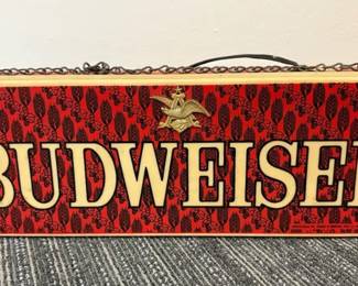 Budweiser Light Up Sign