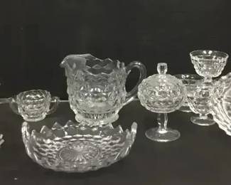 Fostoria America Glass Serving Collection