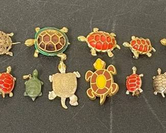 TurtleThemed Costume Brooches, Pins,  Tie Tack