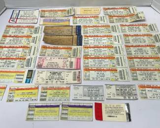 Vintage Concert Tickets  Fleetwood Mac, Simon  Garfunkel, Bob Dylan, Jimmy Buffet,  More