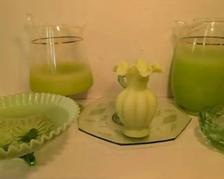 Green Uranium Glass