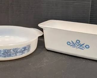 Corning Ware  Glasbake Currier  Ives