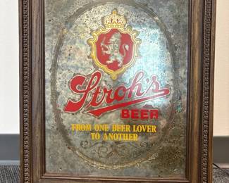 Strohs Beer Light Up Sign