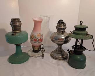 Oil and Electric Lamps