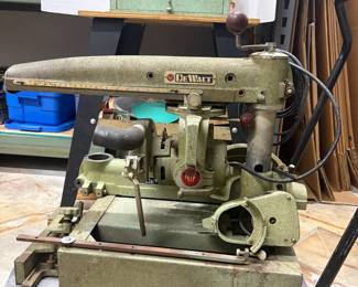 Vintage DeWalt Cast Iron Radial Arm Saw