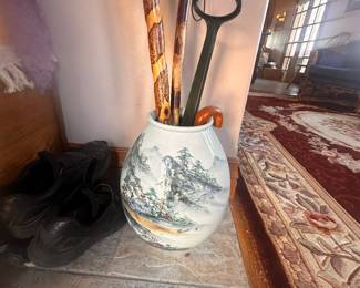 Asian vase
