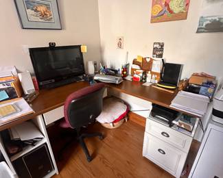L-shaped desk