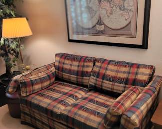 art $35 loveseat $50 like new by Stanton Cooper purchased at Scofields