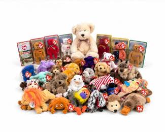 153 TYBeanieBabiesMillenniumTeddyJBBeanMcKenzieBear75Pcs
