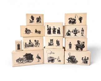 109 Dept56DickensVillageChelseaMarketCarolersPeddlersMore