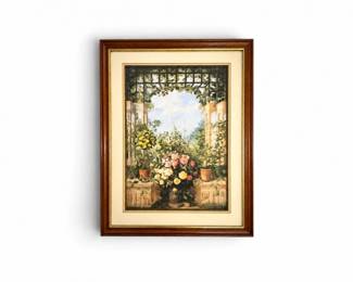 8 FabricedeVilleneuveLOrangerieLargeFramedBotanicalPrint