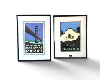 111 GoldenGateNationalParksPresidioFramedPosters2Pc