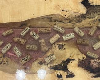 Wine Corks in Coffee Table