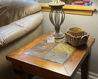 Slate Top End Tables