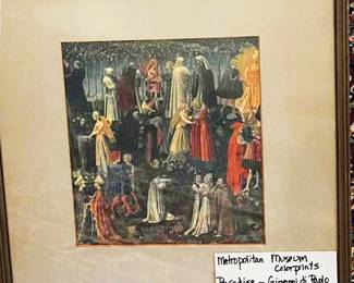 Metropolitan Museum Colorprint Paradise by Giovanni di Paolo