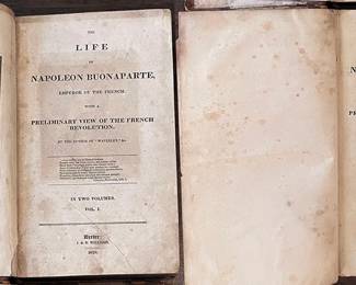 Books 1828NapoleonBio 2Volumes