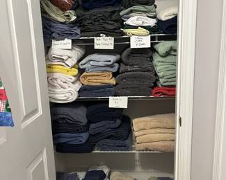 Towels, Sheets, Comforter
