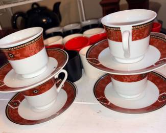 Vtg AOC China Demitasse Cups/Saucers!