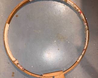 Vtg Wooden Quilters Hoop The Gibbs Mfg Co Canton Ohio!