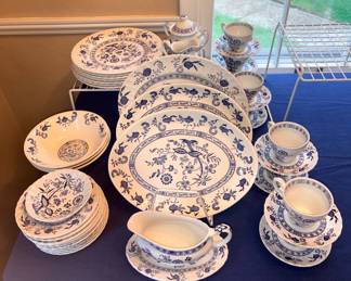 JG Meakin Classic England Blue Nordic Ironstone Dinnerware!