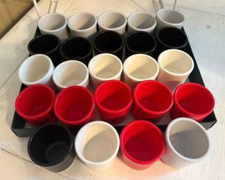 Cermer Ramkins Red, Black & White!