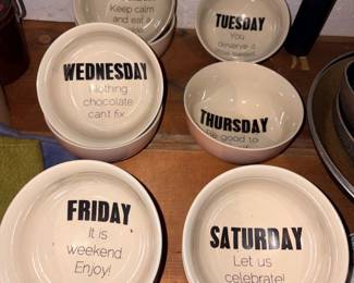 Bloomingville Days Of The Week Bowls (10)!