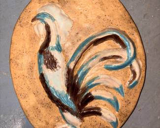 Vtg Hand Made Rooster Pottery!