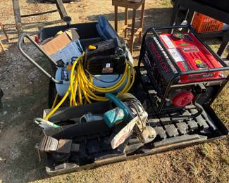 Generator, air compressor and power tools