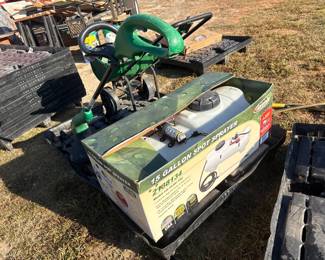 Power tools and assorted boxed goods