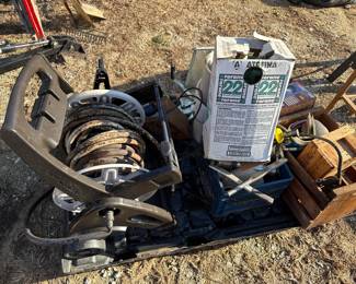 Assorted mechanical parts and shop items
