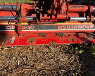 Tractor rotary tiller - model marking