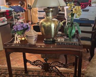 Chinese Chippendale Style Table