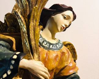 Pair of Giltwood Angel Statues