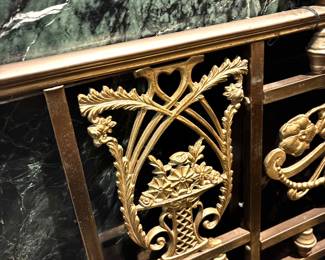 Gilt Bronze Fire Screen