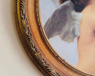 Round Painting of Angels