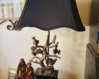 Pair of Birds on Tree Lamps