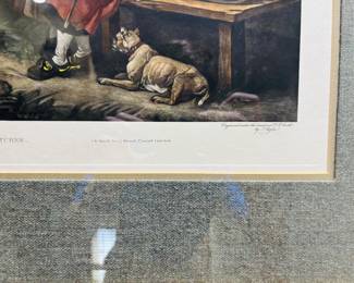 Framed Engraving