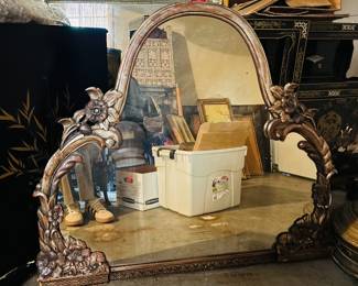 Floral Mantel Mirror
