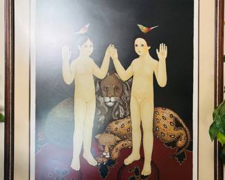 Signed Serigraph of "The Gemini Twins"