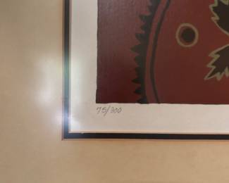 Signed Serigraph of "The Gemini Twins"