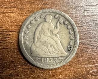 1853 Seated Liberty Half Dime