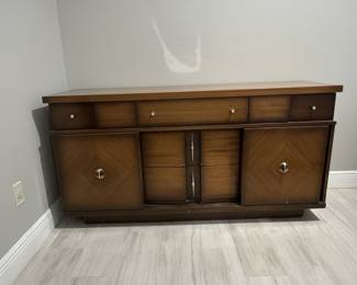 Mid-Century Modern Walnut Bedroom Set